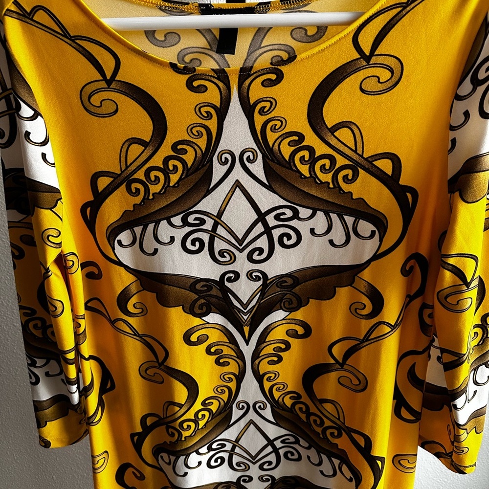Forever 21 Long Sleeve Dress in Yellow - Picture 2 of 4